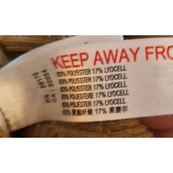 Free People Movement Women Medium Beige Ribbed Cropped Cutout Long Sleeve Tshirt - Picture 6 of 7